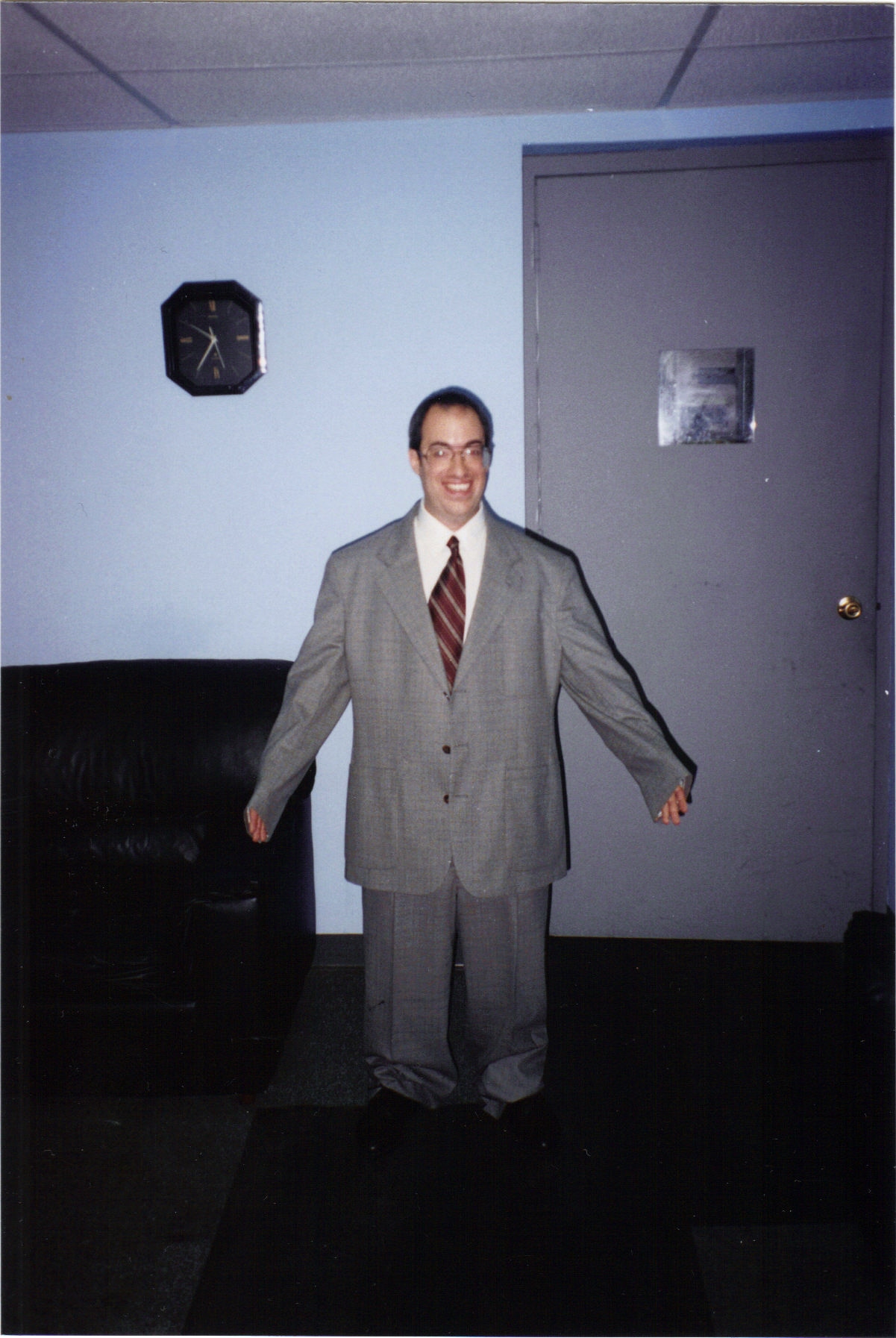 Jeff as a Short Guy in a Big Suit.